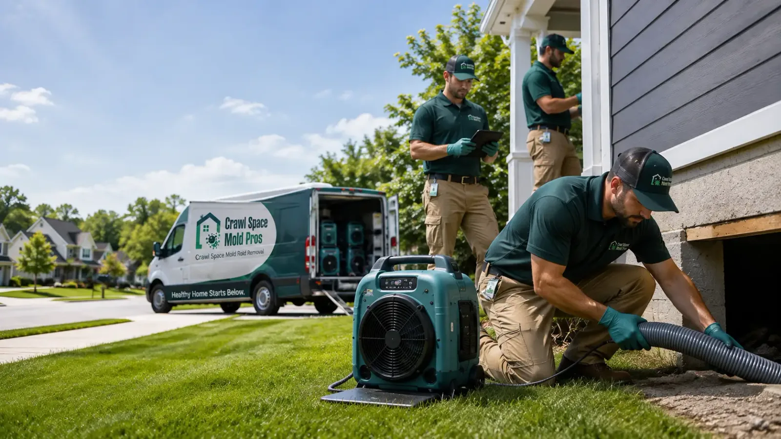 Crawl Space Mold Removal in Crocheron, MD